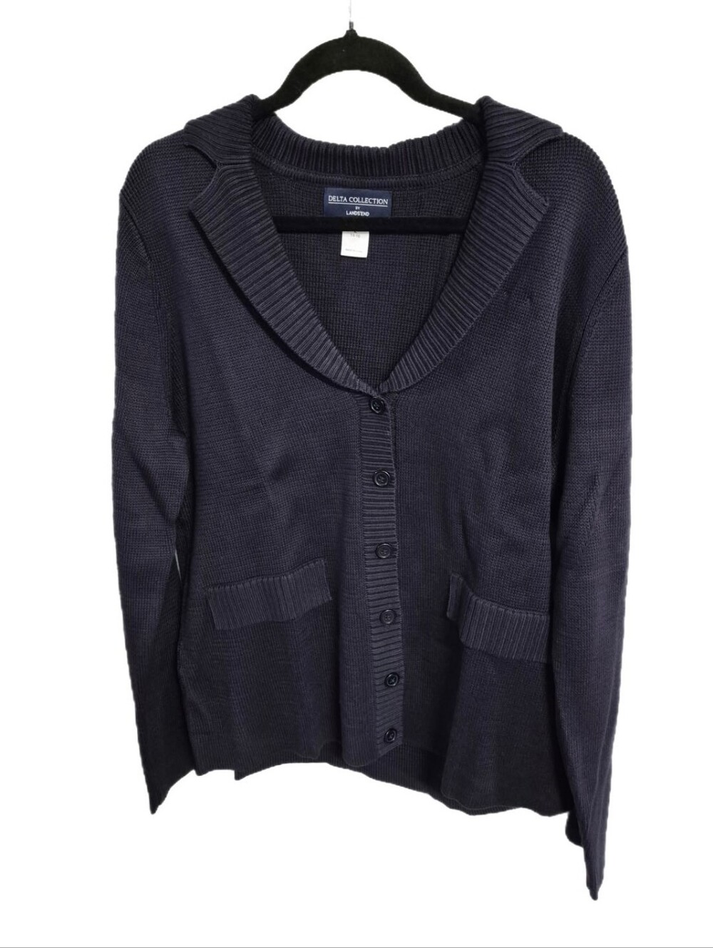 Lands End Womens Navy Sweater, Delta Collection, XS-Petite, Med-Petite, NEW
